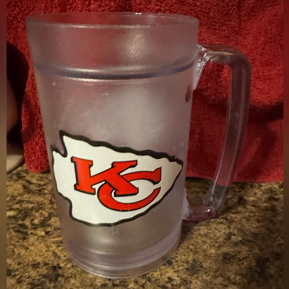 Kansas City Chiefs KC freezer mug vintage early 90s
